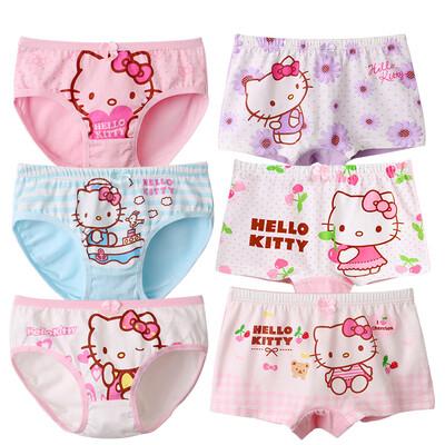 

HELLO KITTY children&39s underwear girls 6 pack baby triangle angle shorts 107 color  reference height 105-115