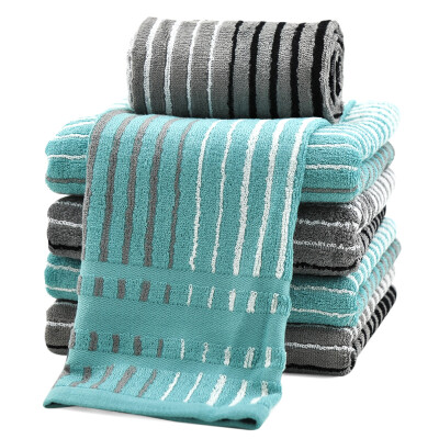 

Bamboo Kam Towel home textiles bamboo fiber skin-friendly water supple smooth&smooth fashion striped towel 2 pieces 105g