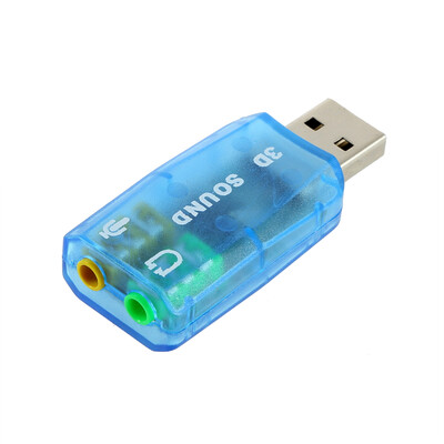 

1 шт. Оптовая 3D Звуковой Карты USB 1.1 Микрофон/Динамик Объемного Звука 7.1 CH Адаптер для Ноутбука ноутбук Новый оптовая