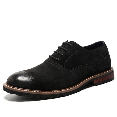

OKKO retro tide shoes men&39s casual shoes lace shoes youth Bullock board shoes British shoes 5790 black 38 yards