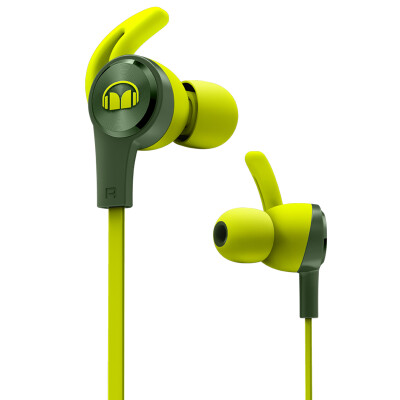 

Monster iSport Achieve love sports earphones Anti-Wrapped Wrap Headphones Mobile Phone Headphones Anti-sweat Running Sports Earphones Headphones Green