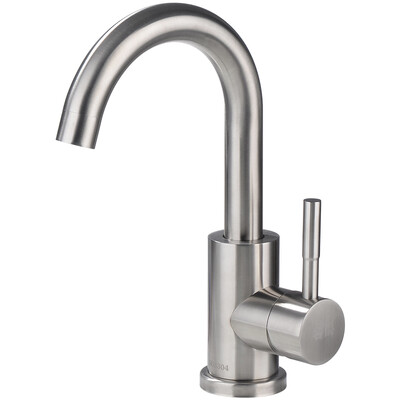 

MEJUE Z-1204 net lead 304 stainless steel basin faucet big elbow hot&cold wash basin faucet