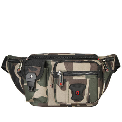 

Jingdong supermarket] SVVISSGEM pockets outdoor sports fitness package casual shoulder bag special camouflage waist bag men's chest bag SA-8013 camouflage color