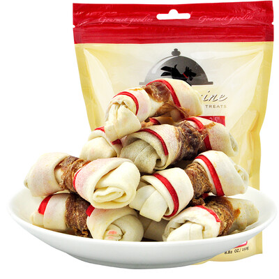 

Pet Cuisine Pet Dog Snack Duck Meat Bone Two Colors Small 25 250g