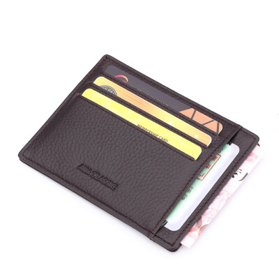 

AIM Men &39s Card Pack Business Casual First Cowhide Wallets Men&39 s Bank Card Pack Card Holder