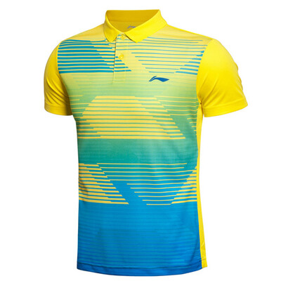 

Li Ning LI-NING AAYK297-1 Мужское платье для бадминтона Top Yellow L