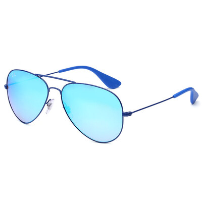 

RayBan Ray Ban солнцезащитные очки для мужчин и женщин моды очки синий рама синий градиент линзы солнцезащитные очки RB3558 9016B7 58мм