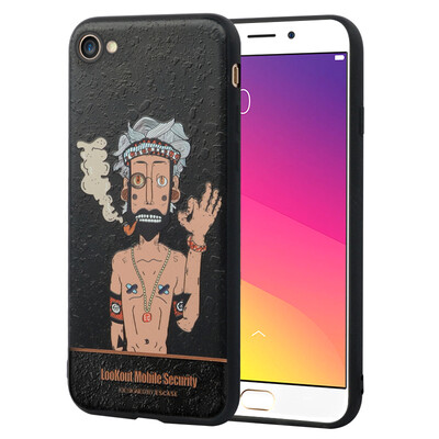 

ESCASE OPPO R9s Plus Phone Case R9S Plus Mobile Phone Case OPPO Cell Phone Case Full Pack Paint Skin Series Hard Shell Skin Blue