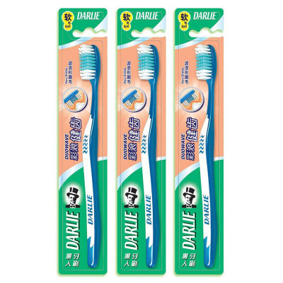 

Black (DARLIE) color wave health toothbrush × 3 (discount equipment