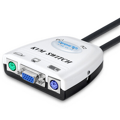

KS-72PA KVM switch automatic 2-port PS2 KVM computer switch with audio multi-computer switch sharing machine line one