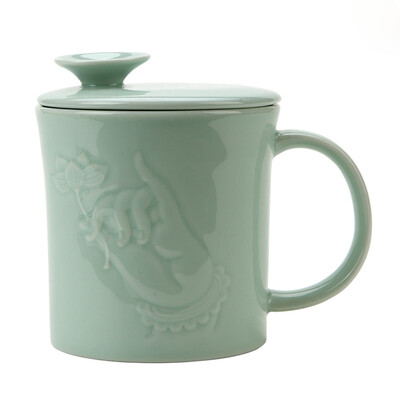 

Jingdong Supermarket Hengfu Mid-Autumn Festival gift mick cup personal cup office celadon cup patent tea tea filter tea gift tea cup Buddha