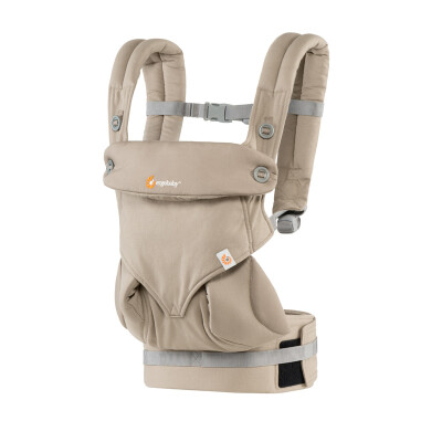 

ergobaby360 Series 4 kinds of back-way baby strap four seasons universal multi-functional baby belt - black / camel 4 months -3 years old US imports