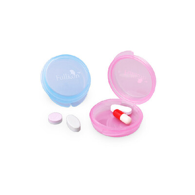 

Jingdong supermarket Li Li Kang fullicon portable kit moisture-proof drug storage QQ small round box 3 loaded