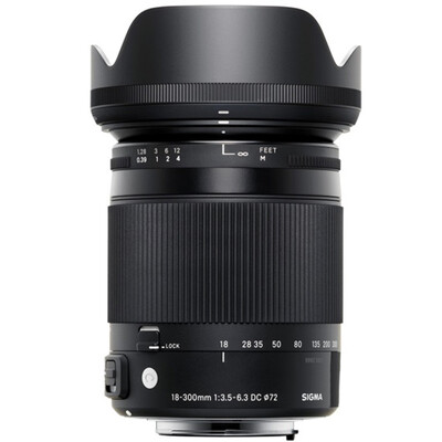 

Sigma (SIGMA) 18-300mm F3.5-6.3 DC MACRO OS HSM | Современная полуформатный Стандартный зум-объектив (Canon SLR байонет)