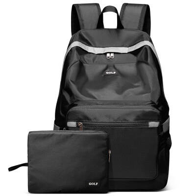 

Golf GOLF waterproof nylon shoulder bag men&women backpack 14 inch student bag D6BV86732J black