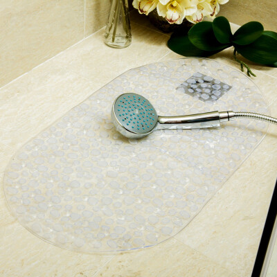 

Suat pebble bathroom bathtub anti-slip mat shower mat 36 69cm blue