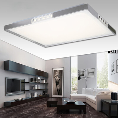 

NVW ceiling lamp living room lamp bedroom lamp led lamp modern simple fashion can be sub-control crystal lamp square stepless dimming 60W with remote control
