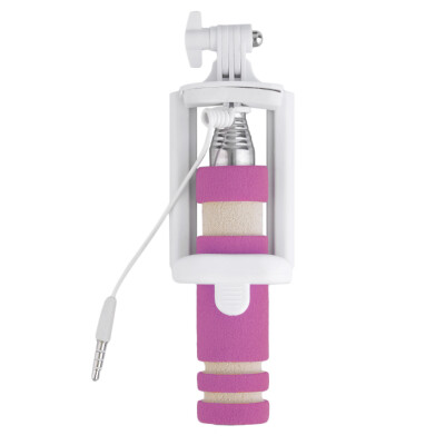 

Mini Portable Handheld Wired Remote Phone Selfie Stick Monopod Extendable