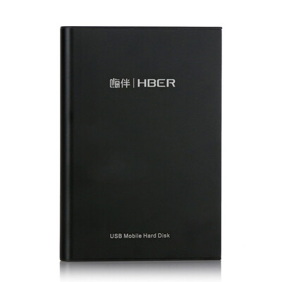 

Hi HBER HD100 500GB mobile hard drive USB30 interface 25 inch black