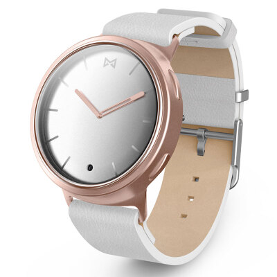 

Misfit Phase white leather wrist strap smart watch watch watch sports watch fashion watch sports tracking call SMS reminder