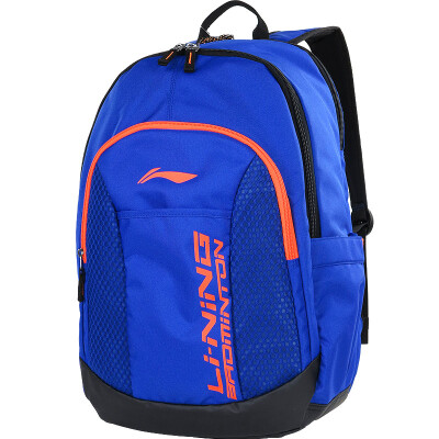 

Li Ning (LI-NING) Badminton Racket Shoulder Bag Men & Women Multi-functional Sports Backpack ABSM192 Color Blue