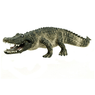 

Si Le Schleich German brand toys handmade paint color wild animal simulation animal model 3-year-old children early teaching aids - American short mouth crocodile SCHC14727