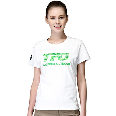 

ПЕРВЫЙ OUTDOOR T Сюй потоотделения дышащий на открытом воздухе случайные короткими рукавами футболки 613614 весна модели зеленый ж