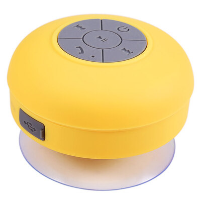 

BTS - 06 Water Resistant mini portable Shower Bluetooth Speaker with Sucker Support Hands-free Calls Function for Mobile Phone