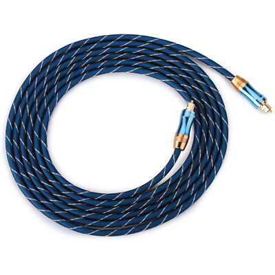 

Xinyobo Fever Digital Optical Audio Audio SPDIF TOSLINK Interface Connector TV Audio Amplifier Fiber Blue 2 m