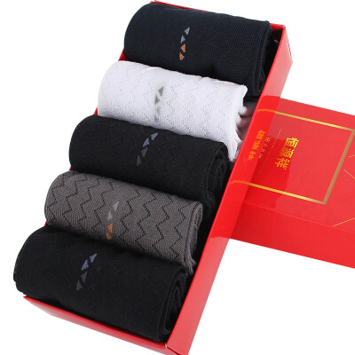 

【Jingdong Supermarket】 Hengyuanxiang socks 5 pairs of thin silk mercerized cotton in the tube men socks spring socks men's cotton socks A211002