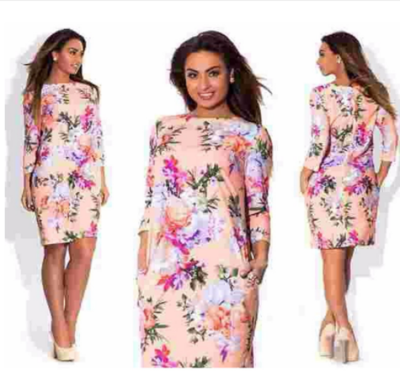 

Women Printed long-sleeved dress