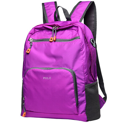 

POLO водонепроницаемый нейлоновый мешок унисекс тенденция складка пакет 090 031 фиолетовый