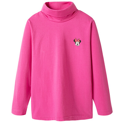 

Disney Disney neutral children bright rose red skin moisturizing thin cotton children half-high collar long-sleeved shirt 28715A0 bright rose red 140