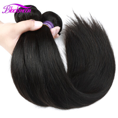 

7A Brazilian Virgin Hair Straight 100% Human Hair Weaving World Best Hair 4 Bundles Brazilian Straight Hair Natural Black #1B