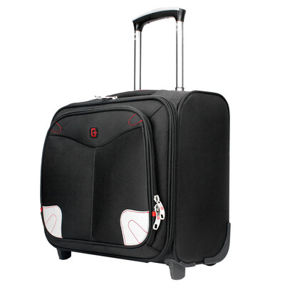 

SWISSGEAR чемодан чемодан высокой плотности Оксфорд ткань бизнес мода тележка коробка регистрации коробка 16 дюймов SA-9016 черный