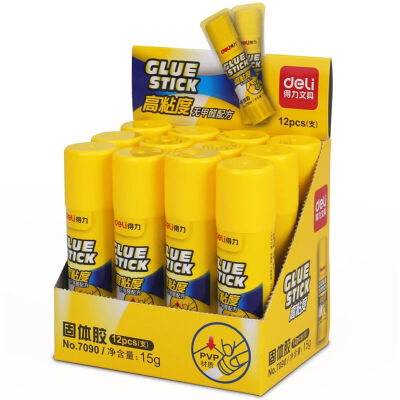 

Effective (deli) 7090 Strong Viscous PVP Solid Adhesive / Solid Glue Stick 15g 12 pcs / box