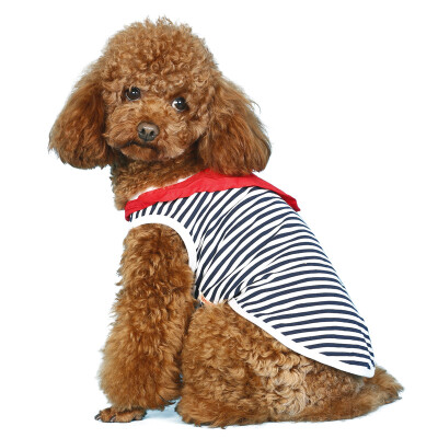 

Huapeng pet (hoopet) red scarf college wind dog dog clothes spring and autumn small dog teddy bears both feet