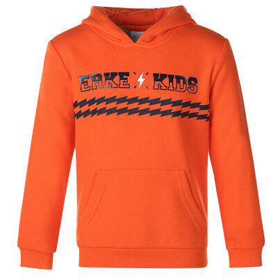 

ERKER ERKE Kids Sports Tops Kids Sports Tops Tide Hoodie Men 63217114020 Bright Orange 120