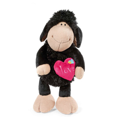 

Germany NICI love little black sheep doll 35cm plush toy doll sheep dolls couple gift birthday gift doll 40603