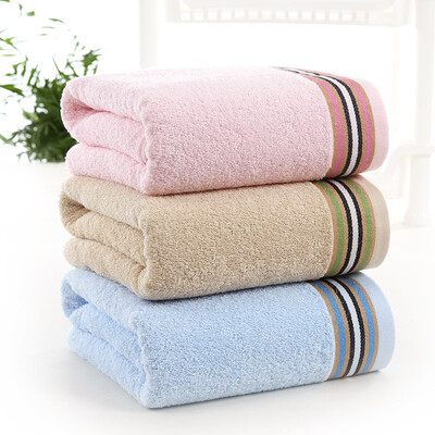 

According to cleansing 1631 cotton satin color bath towel brown powder blue three-color bath bath towel 68 * 137cm 310g