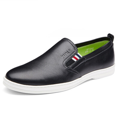 

ZERO) Daily Casual Shoes Men Business Casual Shoes England Plate Shoe Shoe Leather Boots R71042 Black 42 yards