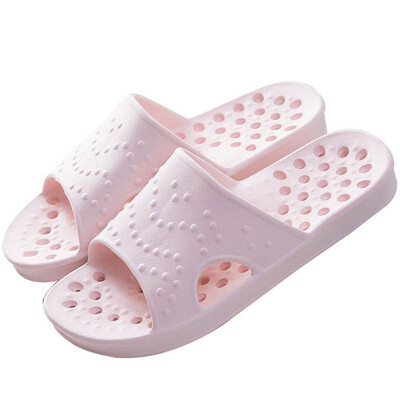 

Love home couple water bath slippers massage cooler slippers female models pink 3940 yards TC707