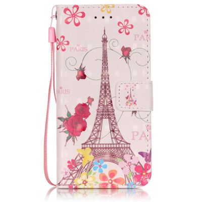 

Eiffel Tower Design PU Leather Flip Cover Wallet Card Holder Case for IPHONE 6