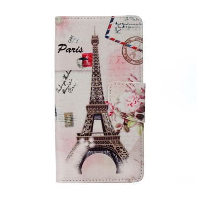 

White Tower Design PU Leather Flip CoverWallet Card Holder Case for WikoTommy