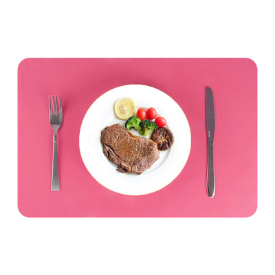 

FOOJO rich in thickening oval mats silicone anti - hot insulation pad mats mat 2 sets