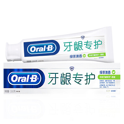 

OralB (OralB) специалисты по уходу за резинку - длящиеся свежий зеленый чай зубная паста ремонт 200г