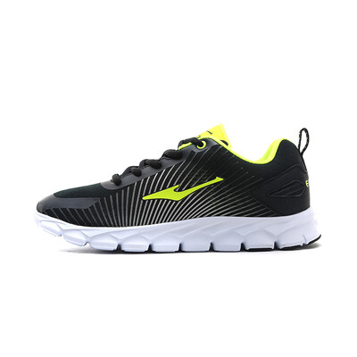 

ERKE ERKE spring new men's shoes sports shoes running shoes non-slip wear-resistant men's sports running shoes 51117103083 black / fluorescent lemon green 44