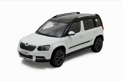 

масштаб 1:18 Skoda Yeti 2013 Diecast модель автомобиля белый