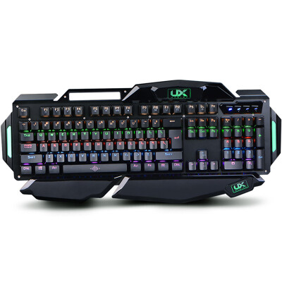 

Think of MK915 Aurora mixed version of the 104 key game mechanical keyboard black gold axis