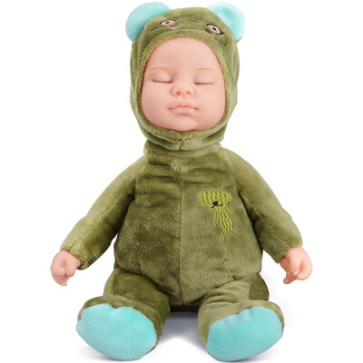 

BIEBER cute monster sleeping doll soothing doll plush doll toy simulation baby comfort toys green monster demon